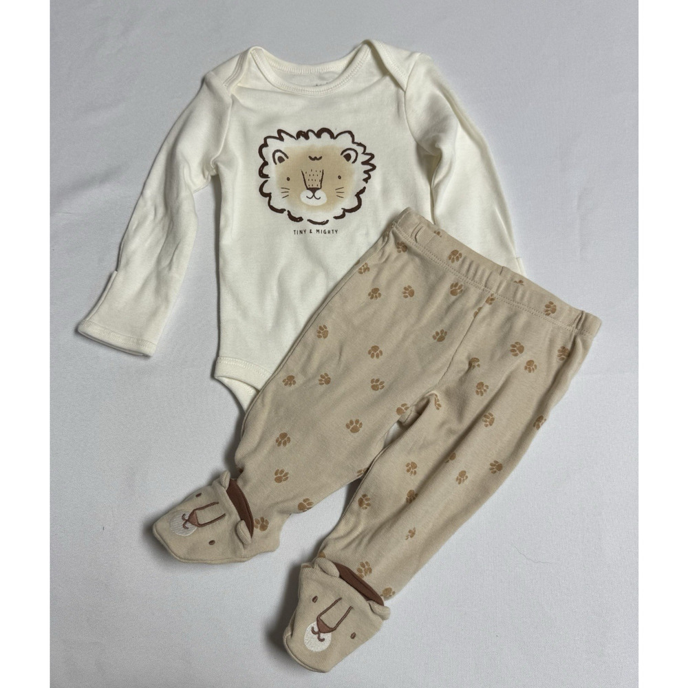 Carters "Tiny & Mighty" 3-Piece Set Size 3 Months